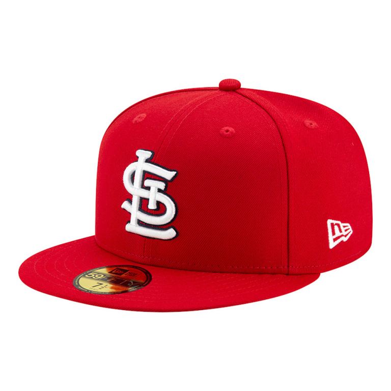 Gorras New Era 59fifty Rojos - St Louis Cardinals Authentic On Field Game 52091OXRV